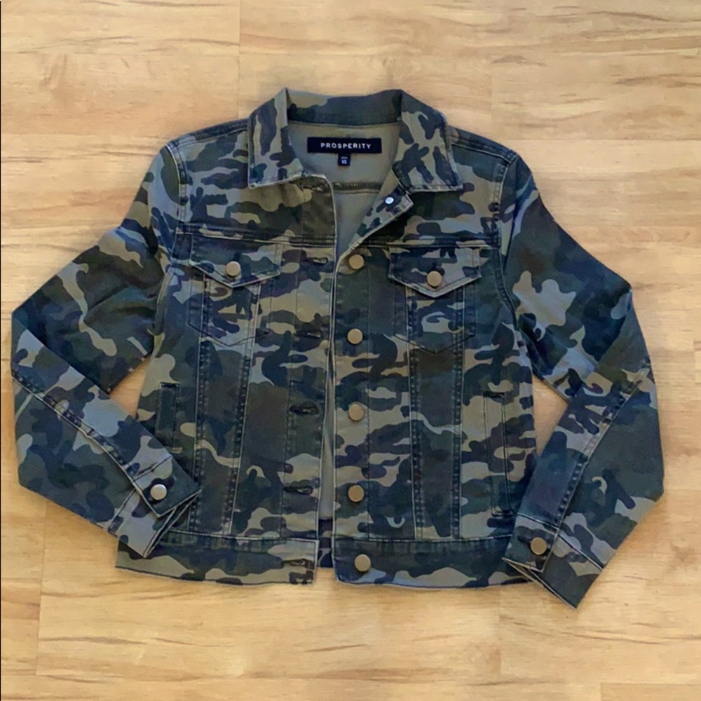 Camo Denim Jacket
